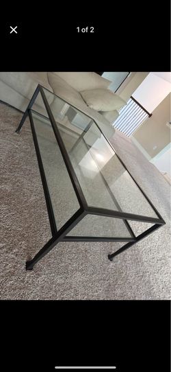 Glass contemporary center table - Mint condition