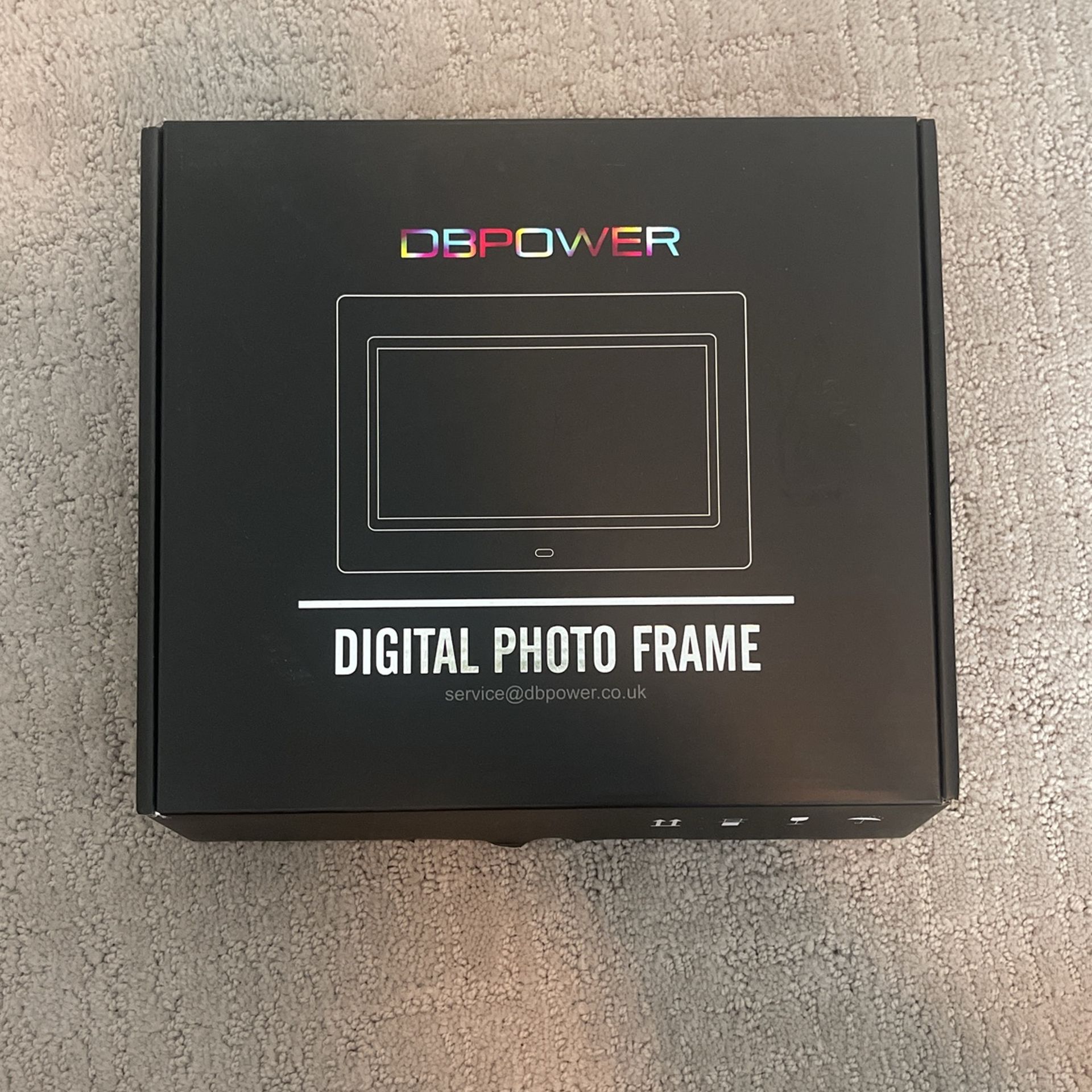 DBPOWER Digital Photo Frame - Like New in Original Box, High-Quality Display