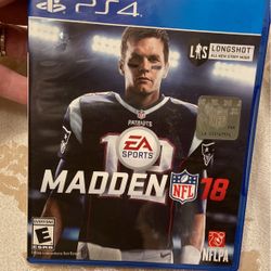 PS4 Madden NFL 18 Game