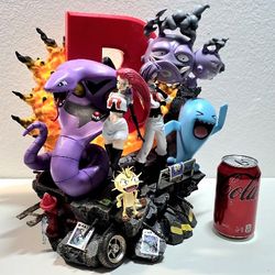 Pokemon Team Rocket LED Light Up Statue