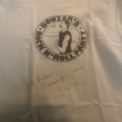 AUTOGRAPHED BOWSER SHIRT XL