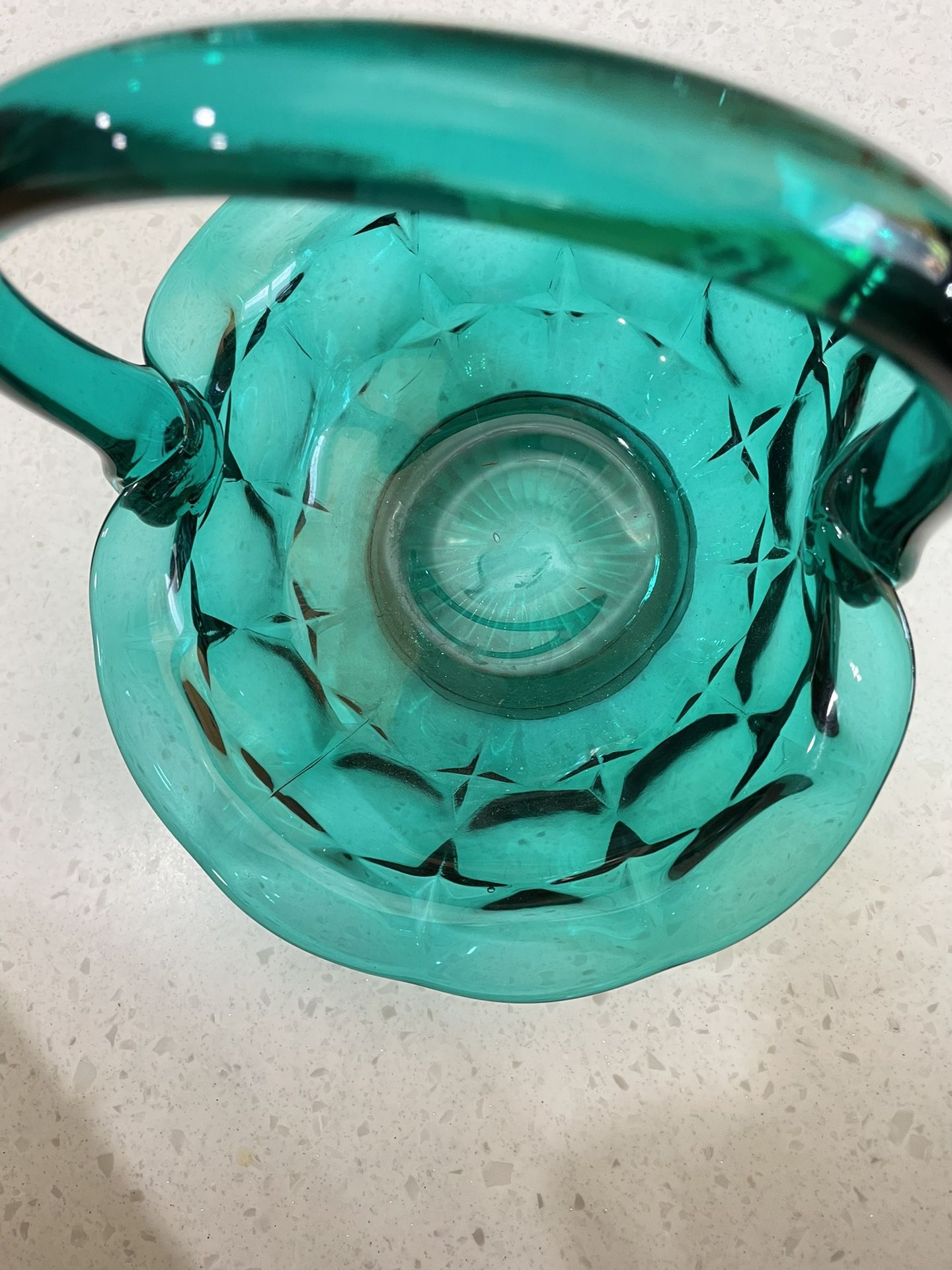 Ultramarine Glass Basket