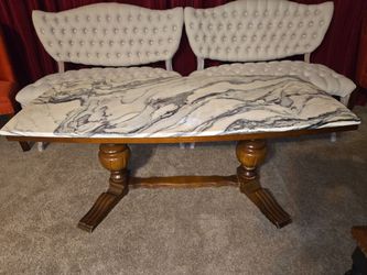 Marble table
