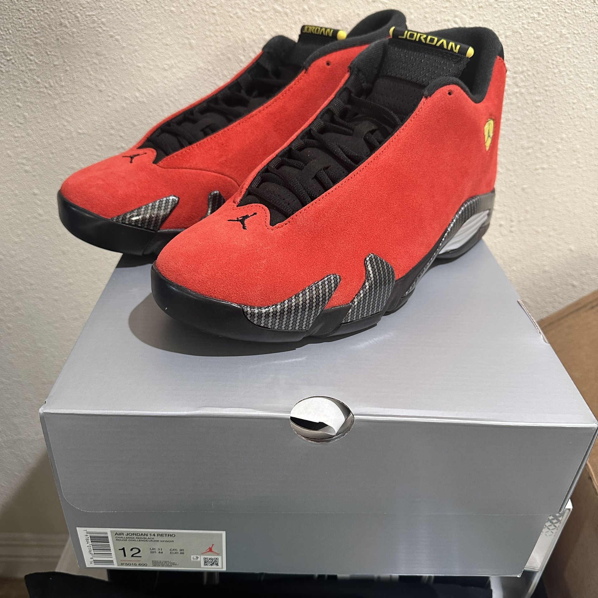 Jordan 14 Size 12 Challenge Red - $300