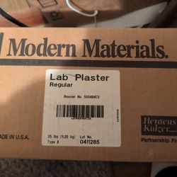 Lab Plaster Modern Materials 25 Lbs Box