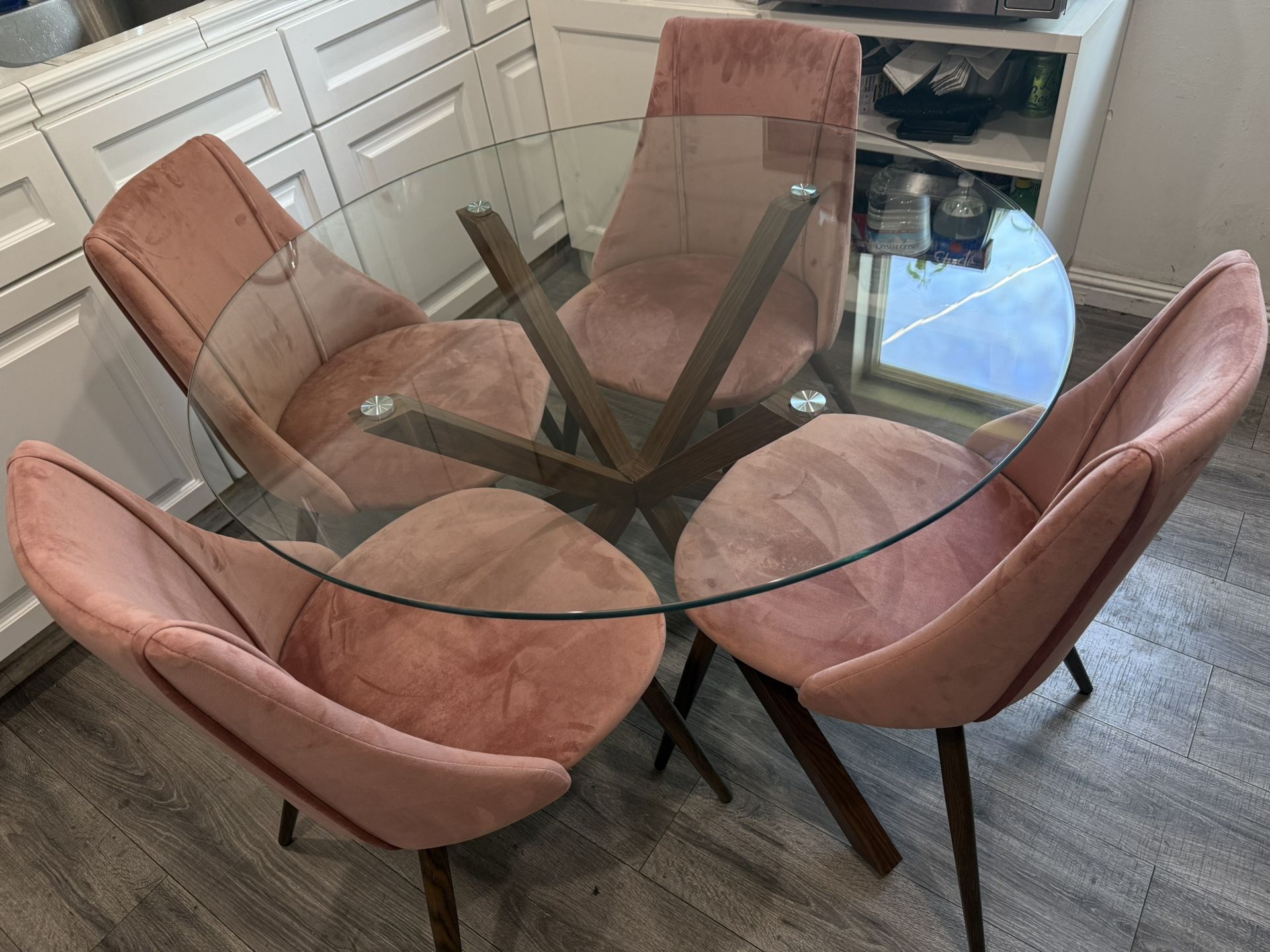 Glass Table And Chairs