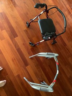 Walker & Folding Mobility Aid – Never Used – $100 for Both