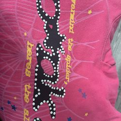 Pink P*nk! Sp5der Hoodie