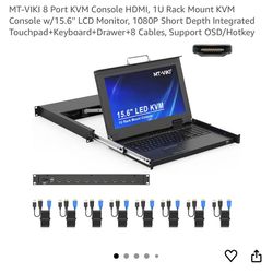 8 port VGA LED KVM