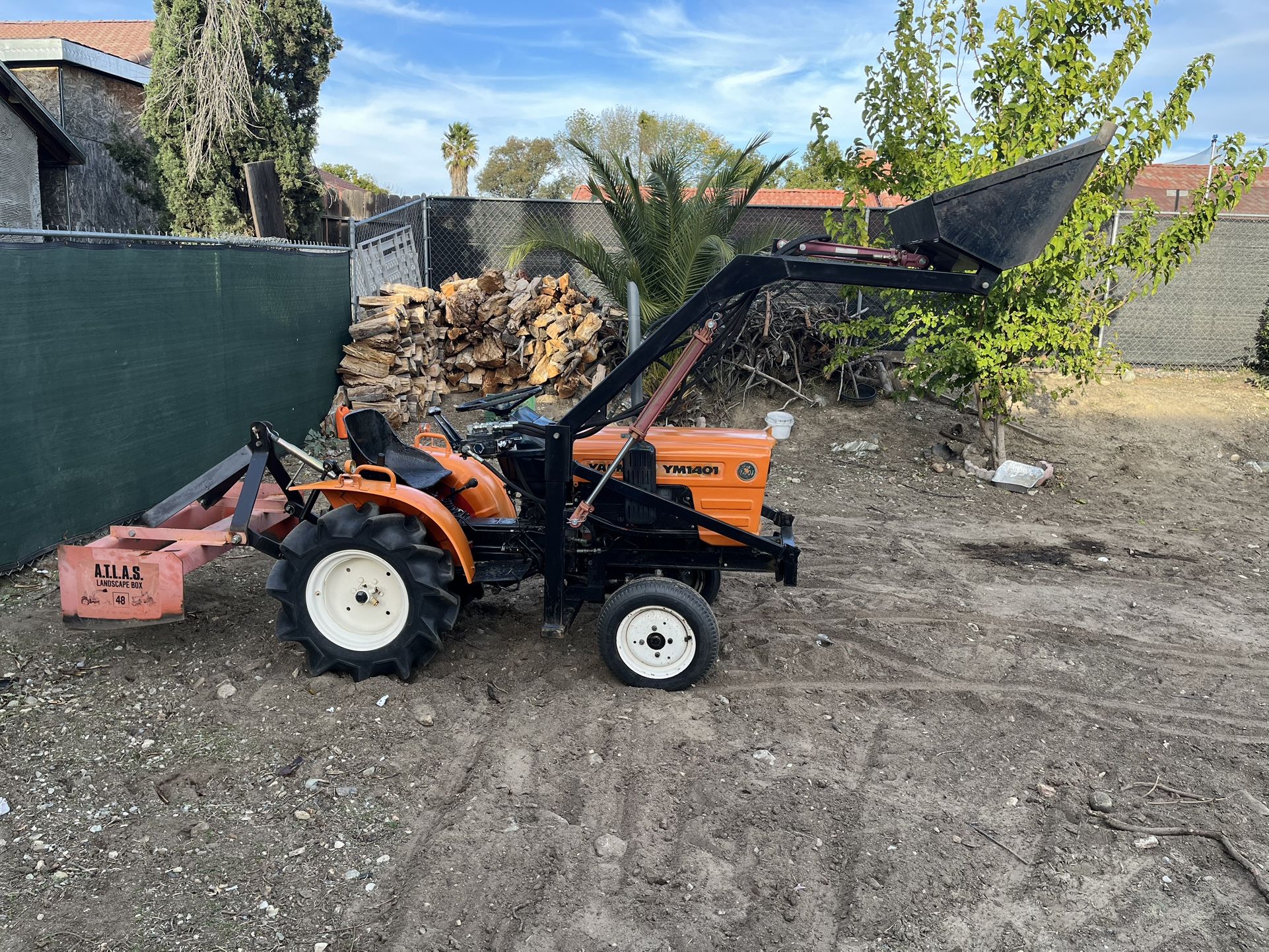 1981 yanmar ym 1401d small tractor 4x4 