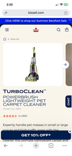 NEW BISSELL TurboClean PowerBrush Pet Carpet Cleaner – Unopened, Never Used