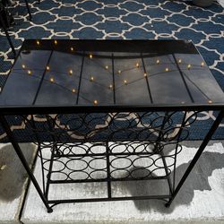 Wine holder 36 bottles with marble top