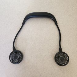  Portable Neck Fan, 360° Adjustable, USB C Rechargeable
