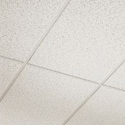 ARMSTRONG Ceiling Tile: 769A, 24 in x 48 in, Square Lay-In, 15/16 in Grid Size, 0.55 N