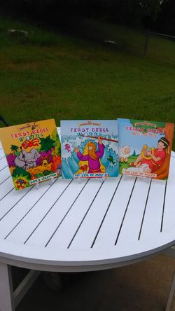 Vintage The Beginners Bible First Bible Words Lot (3)Hard Cover