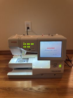 Janome Memory Craft 1100 Embroidery Sewing Machine 