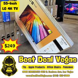 55" LG 4K UHD AI ThinQ Smart TV (2024 Model)