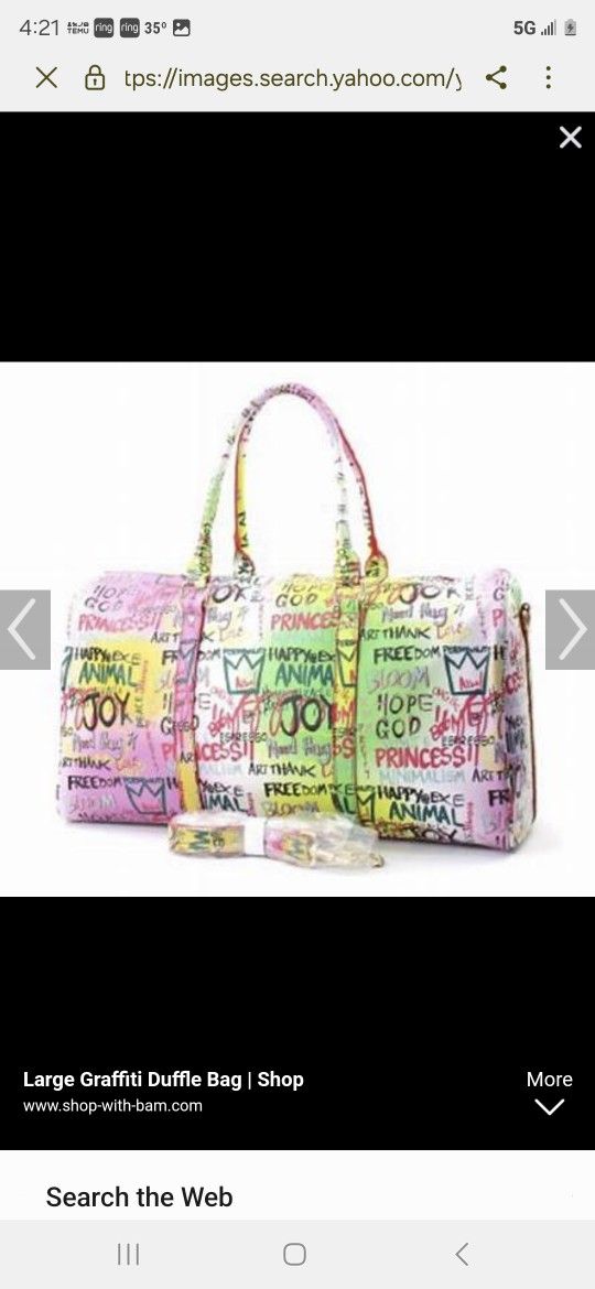 Graffiti Duffle