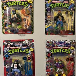 Set Of 4 Rock N Roll’n Teenage Mutant Ninja Turtles