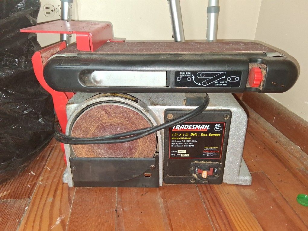 TRADESMAN 4 in. x 6 in. Belt / Disc Sander