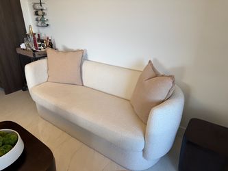 West Elm boucle couch