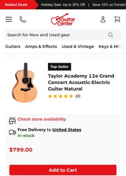 Taylor Academy 12e Acoustic Guitar