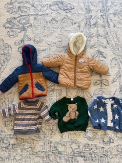 Baby Boy Winter Clothes Bundle – 12-18 Months | 5 Pieces