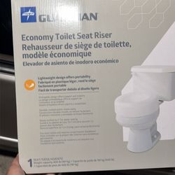 Guardian economy, toilet seat, riser