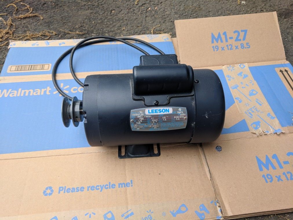 Leeson Electric Motor 1/2 HP