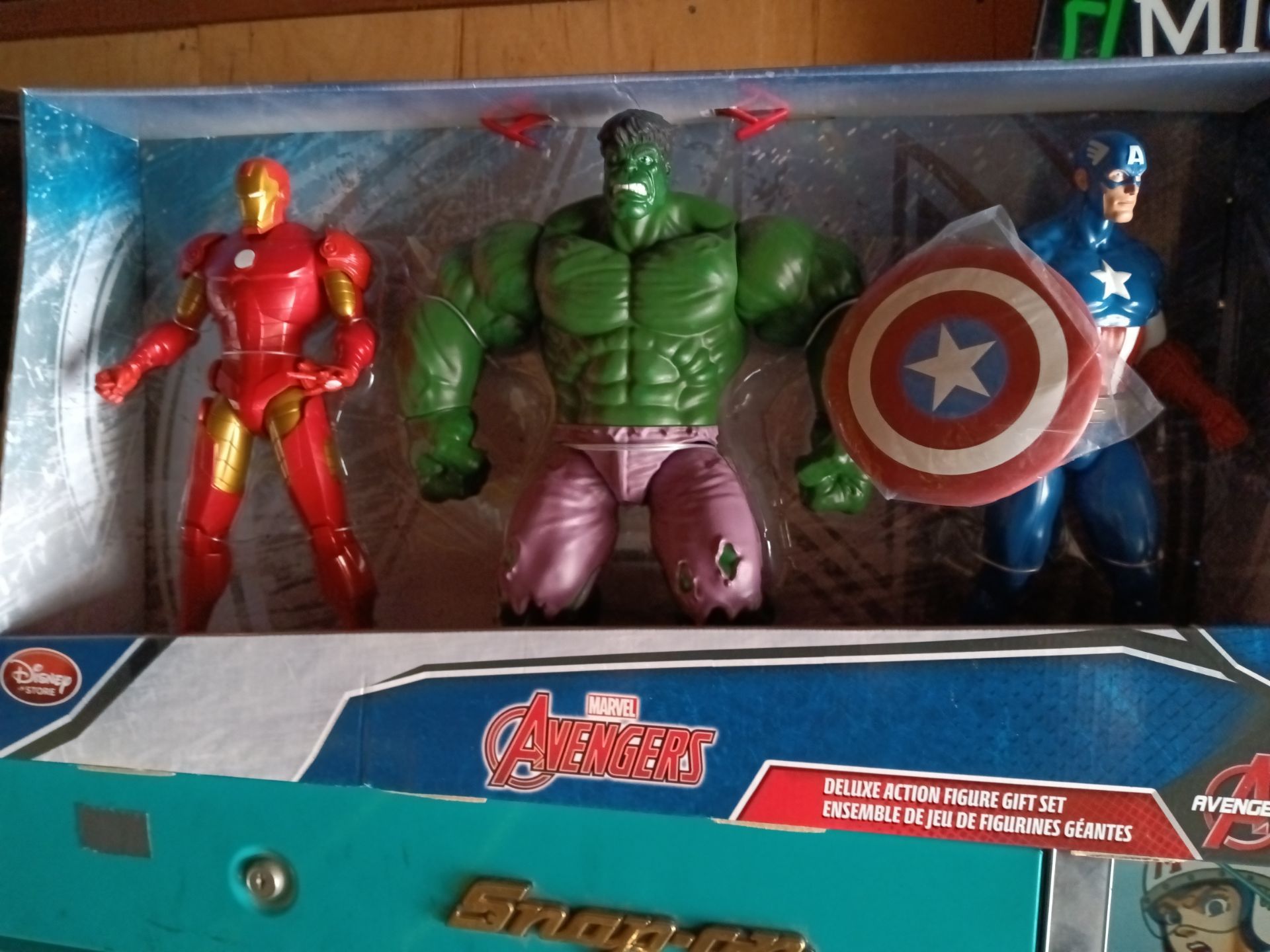 Avengers Hulk,Iron Man,and Cap
