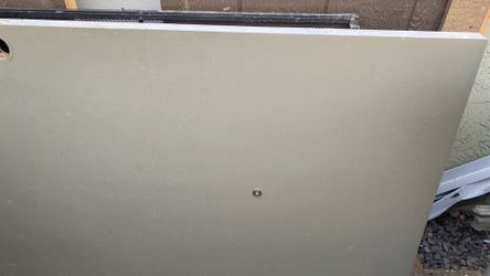 SOLID FRONT DOOR w Security Screen door