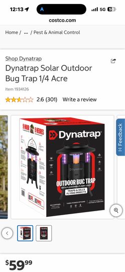 Dynatrap 1/2 acre Outdoor Insect Trap *NEW*
