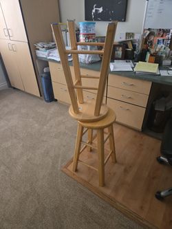Wood stools