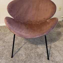 Pink Velvet Chair