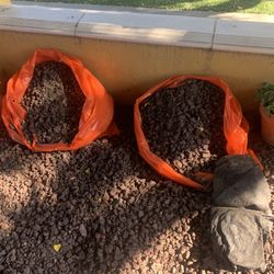 Lava Rock With Dirt