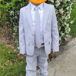 Grey Suit BOY size 6