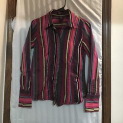 Geoffrey Beene Sport women's 10 stripe buttondown