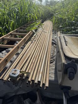 Stainless pipes 1”x14feet 50each