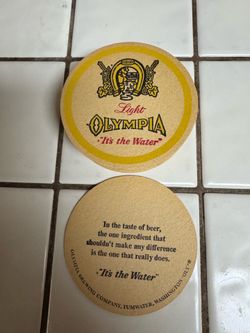 Vintage cardboard coasters 1970