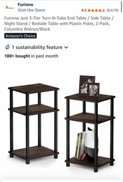 3 Tier End Tables (Set of 2)