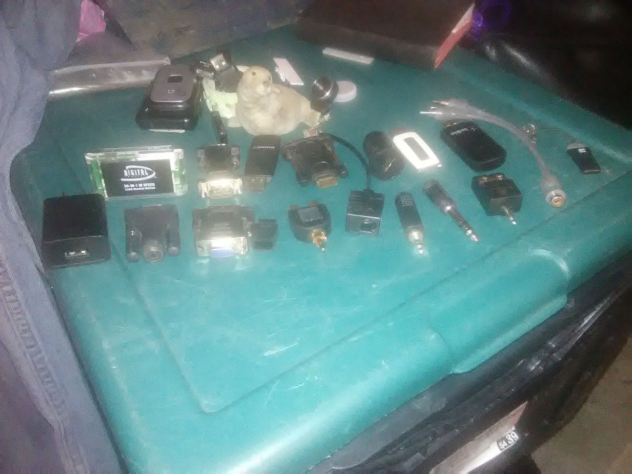 Lot of adapters and card readers