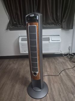 Lasko
Wind Curve 42 in. 3-Speed Oscillating Tower Fan with Fresh Air Ionizer and Remote Control