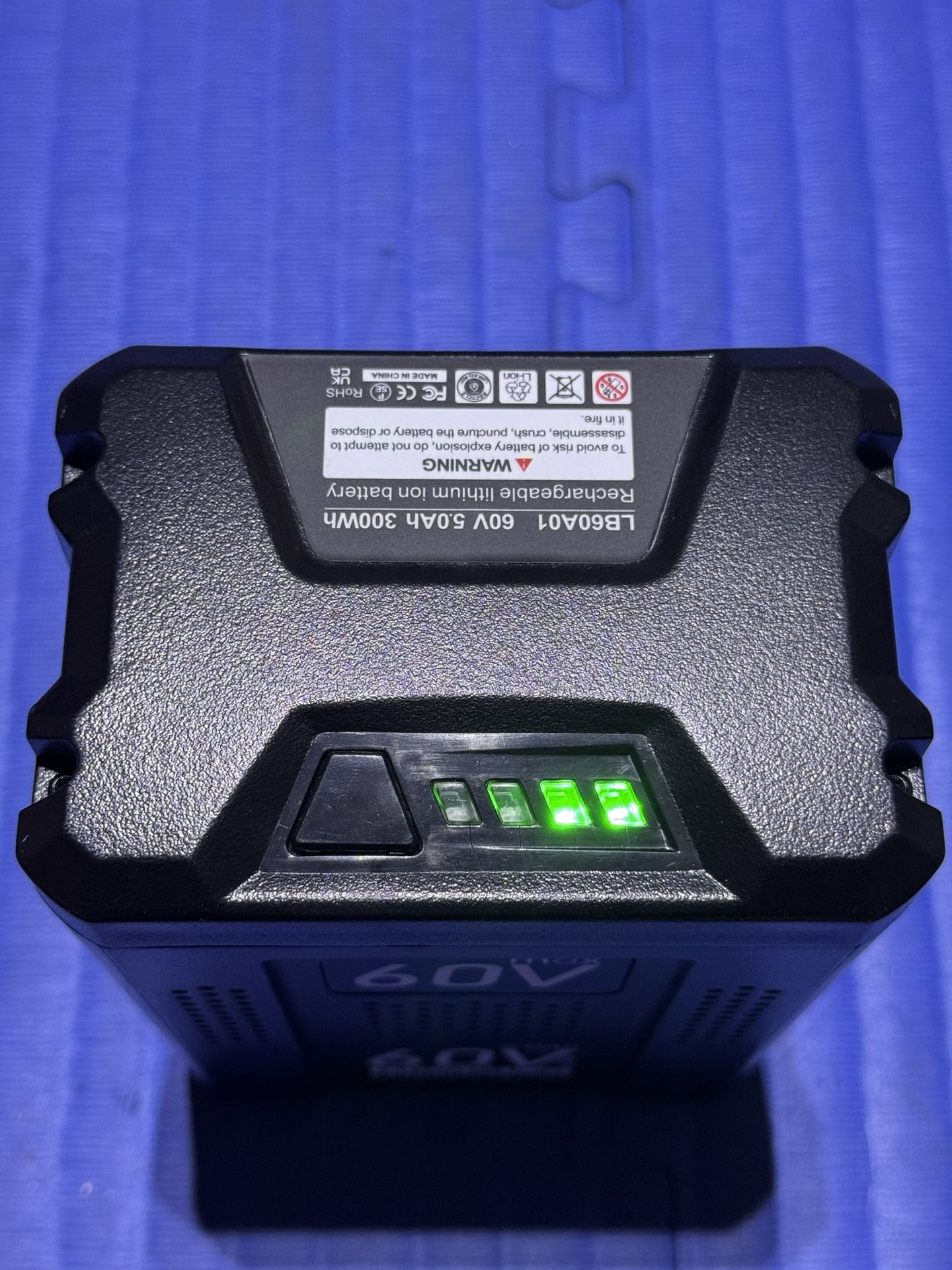 5AH Greenworks 60v battery LB60A01 Lithium Ion Battery Replacement for Greenworks LB60A00 LB60A01 LB60A02 LB60A03 battery,for all 60V Battery Greenwor