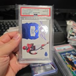 Kareem Hunt-2017 Flawless SHAPPHIRE (#05/15) ROOKIE AUTO/AUTOGRAPH PSA 10