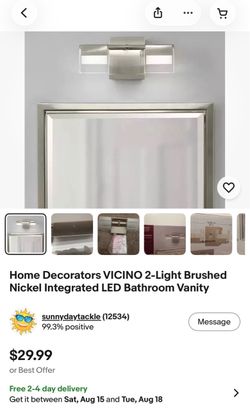 New Vanity Light