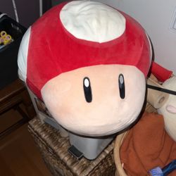 Large Mushrooms Pillow New No Tag 