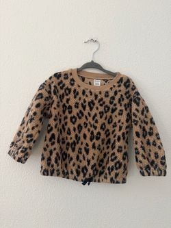 Carter's Baby Leopard Sherpa Pullover 18M