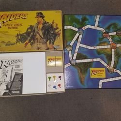 Indiana Jones Raiders Of The Lost Ark Board Game 1981 Complete