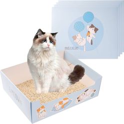 Disposable Cat Pet Litter Tray Pack Of 5