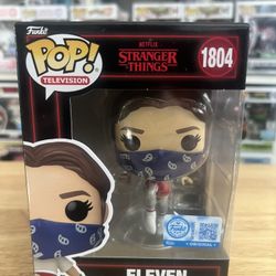 IN HAND EXC Eleven w/ Bandana Floating Stranger Things Season 5 Funko Pop #1804